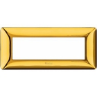 matix - placca 6 posti oro lucido - BTICINO AM4806GOR product photo