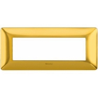 matix - placca 6 posti oro satinato - BTICINO AM4806GOS product photo