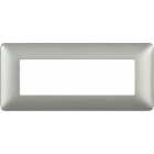 matix - placca 6 posti silver - BTICINO AM4806MSL product photo