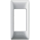 matix - placca per profilati 1 posto silver - BTICINO AM4811/1SL product photo