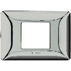 matix - placca 2 posti centrati cromo lucido - BTICINO AM4819GCR product photo