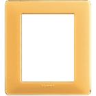 MATIX - PLACCA 3+3P COLORS AMBRA - BTICINO AM4826CAB - BTICINO AM4826CAB product photo
