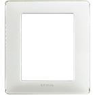 matix - placca 3+3 posti colors ghiaccio - BTICINO AM4826CBN - BTICINO AM4826CBN product photo