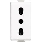 MATIX - PRESA STD ITA 10/16A ANTIBATTERICO - BTICINO AM5180AB - BTICINO AM5180AB product photo