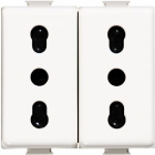 matix - presa 10/16A duplex - BTICINO AM5180/2 product photo