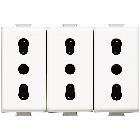 matix - presa 10/16A triplex - BTICINO AM5180/3 product photo