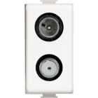 Matix - Presa TV-SAT diretta demix 1 modulo bian - BTICINO AM5214D product photo