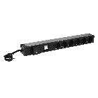 BTNET - PDU 19'' 6 PRESE+INT LUM+LIM SOVR - BTICINO C915306CPL - BTICINO C915306CPL - BTICINO C915306CPL product photo