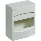 CALOTTA DA PARETE IP40 IN RESINA PER 6 MODULI DIN BTDIN + BASE - BTICINO F115/6D product photo