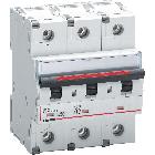BTDIN250 -  INTERRUTTORE MAGNETOTERMICO 3P CURVA C 50A 25KA - BTICINO FV83C50 product photo