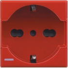 PRESA STANDARD TEDESCO/ITALIANO RED AXOLUTE - BTICINO H4140/16R product photo