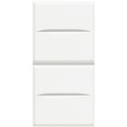 AXOLUTE - DOPPIO PULSANTE 1P NO 10A - BTICINO HD4036 product photo