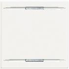 AXOLUTE - COPRITASTO 2 FUNZ 2 MOD BIANCO - BTICINO HD4911M2 product photo