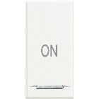 AXOLUTE - COPRITASTO ON BIANCO - BTICINO HD4915AB product photo