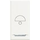 AXOLUTE - COPRITASTO SIMBOLO CAMPANA BIANCO - BTICINO HD4915BB product photo