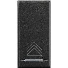 AXOLUTE - COPRITASTO SIMBOLO DIMMER SCURO - BTICINO HS4915AD product photo