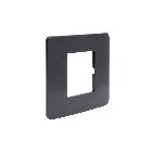 MATIXGO - PLACCA 2P BLACK NICKEL - BTICINO JA4802EN - BTICINO JA4802EN product photo