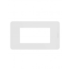 PLACCA 4 MODULI IN TECNOPOLIMERO BIANCA SERIE MATIX GO - BTICINO JA4804JW product photo