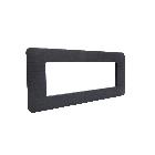 MATIXGO - PLACCA 7P BLACK NICKEL - BTICINO JA4807EN - BTICINO JA4807EN product photo