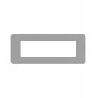 PLACCA 7 MODULI TECNOPOLIMERO GRIGIA MATIX GO - BTICINO JA4807JG product photo