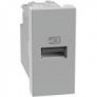 CARICATORE USB TIPO A 1 MODULO COLORE GRIGIO SERIE MATIXGO - BTICINO JG4191A product photo