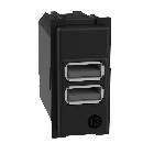 L.NOW - CARICATORE USB TIPO A+A 1M - BTICINO K4191AA - BTICINO K4191AA product photo