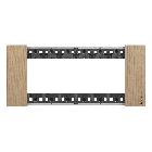 LIVING NOW PLACCA 6 POSTI ROVERE KA4806LM - BTICINO KA4806LM product photo