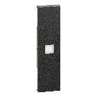 LIVING NOW - COVER COMANDO ILLUMINABILE PERSON. 1 MODULO NERA - BTICINO KG01X product photo