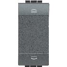 LL - PULSANTE DOPPIO INTERBLOCCATO ANTRACIT - BTICINO L4037N - BTICINO L4037N product photo