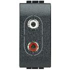 LIVING INT PRESA AUDIO RCAX2 L4281 - BTICINO L4281 product photo