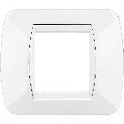 LIVING INT - PLACCA 2P BIANCO - BTICINO L4802BI - BTICINO L4802BI product photo