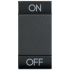 LIVING - COPRITASTO ON OFF 1 MOD - BTICINO L4911AGN product photo