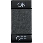 LIVING - COPRITASTO ON OFF 1 MOD - BTICINO L4911AGN product photo
