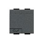 LL - copritasto+luce scale 2m antracite - BTICINO L4915M2BN product photo