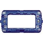 LIVING LIGHT - SUPPORTO UNICO 4 POSTI LIVING LIGHT TECH LN4704 - BTICINO LN4704 product photo