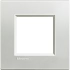 LL - PLACCA 2P ARGENTO - BTICINO LNA4802AG product photo
