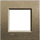 LIVING LIGHT - PLACCA 2P SQUARE LNA4802SQ - BTICINO LNA4802SQ product photo