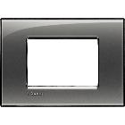 LIVING LIGHT PLACCA 3P FUMO DI LONDRA LNA4803KF - BTICINO LNA4803KF product photo