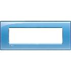 LIVING LIGHT - PLACCA 7P AZZURRO LNA4807AD - BTICINO LNA4807AD product photo