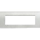 LIVING LIGHT - PLACCA 7P ARGENTO LNA4807AG - BTICINO LNA4807AG product photo