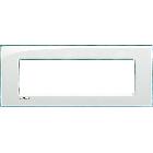 PLACCA LIVING LIGHT ACQUAMARINA LNA4807KA BTICINO QUADRA 7 POSTI - BTICINO LNA4807KA product photo