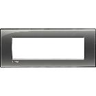 LIVING LIGHT PLACCA 7P FUMO DI LONDRA LNA4807KF - BTICINO LNA4807KF product photo