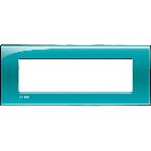 LIVING LIGHT - PLACCA 7P VERDE LNA4807VD - BTICINO LNA4807VD product photo