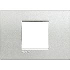 LL - PLACCA 2P ARGENTO - BTICINO LNA4819AG - BTICINO LNA4819AG - BTICINO LNA4819AG product photo