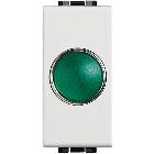 LIGHT - PORTALAMPADA SPIA VERDE - BTICINO N4371V product photo