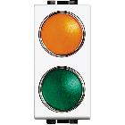 LIGHT - PORTALAMPADA ARANCIO/VERDE - BTICINO N4372AV product photo