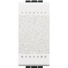 LIVING LIGHT - COPRITASTO ILLUM. 1 FUNZ. 1M BIANCO N4915N - BTICINO N4915N product photo