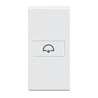 LL - COPRITASTO AX+CAMPANELLO 1M BIANCO - BTICINO N4916D - BTICINO N4916D - BTICINO N4916D product photo