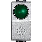 LIGHT TECH - PULSANTE + PORTALAMPADA VERDE - BTICINO NT4038V product photo