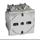 LIGHT - PRESA UNEL SHUKO E BIPASSO 16A FLAT NT4140/16 AIR ORIGINALE - BTICINO NT4140/16F product photo